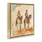 Stupell Industries Western Watercolor Cowboys Right Floating Frame, design by Petal Prints Design